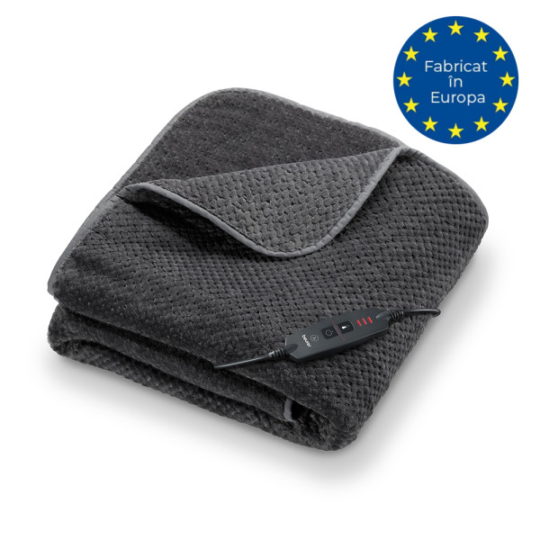 Pătură Electrică Beurer Gri - Confort și Siguranță - imagine 7