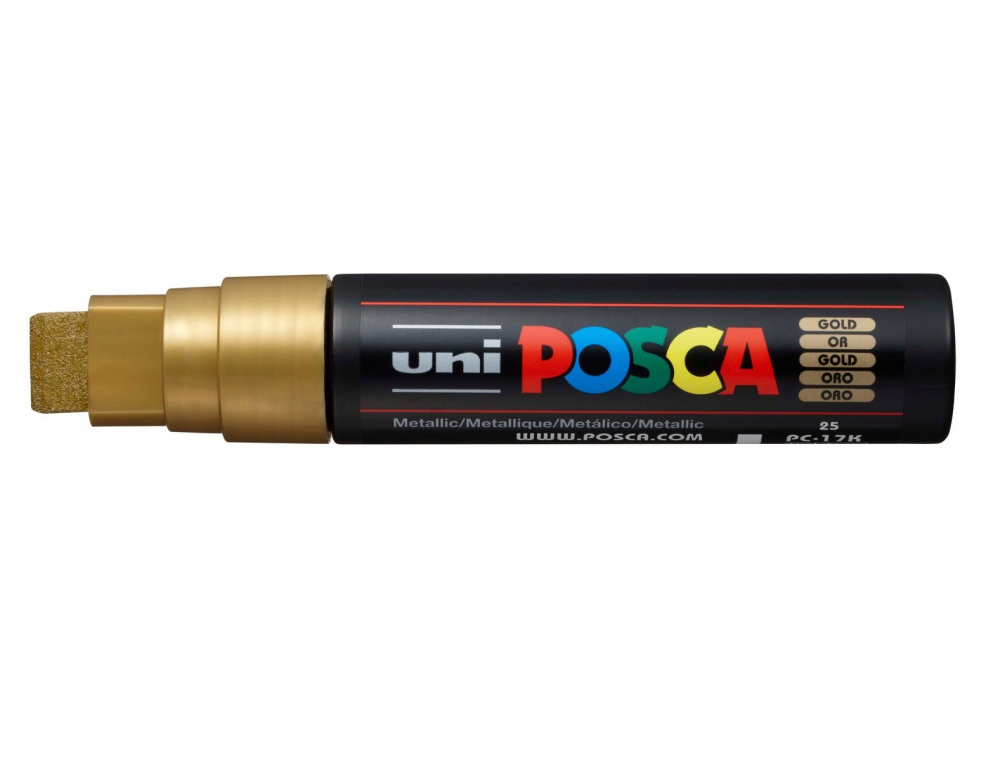 Marker Posca PC-17K Auriu, Vârf 15mm