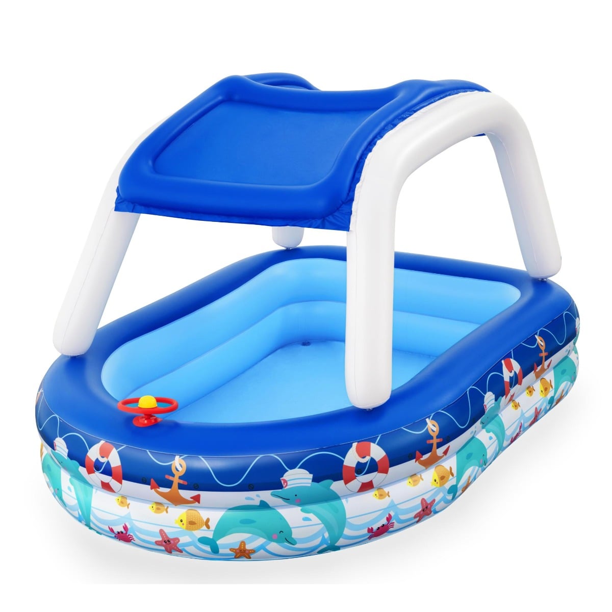 Piscina Gonflabila cu Acoperis Bestway, 213x155 cm