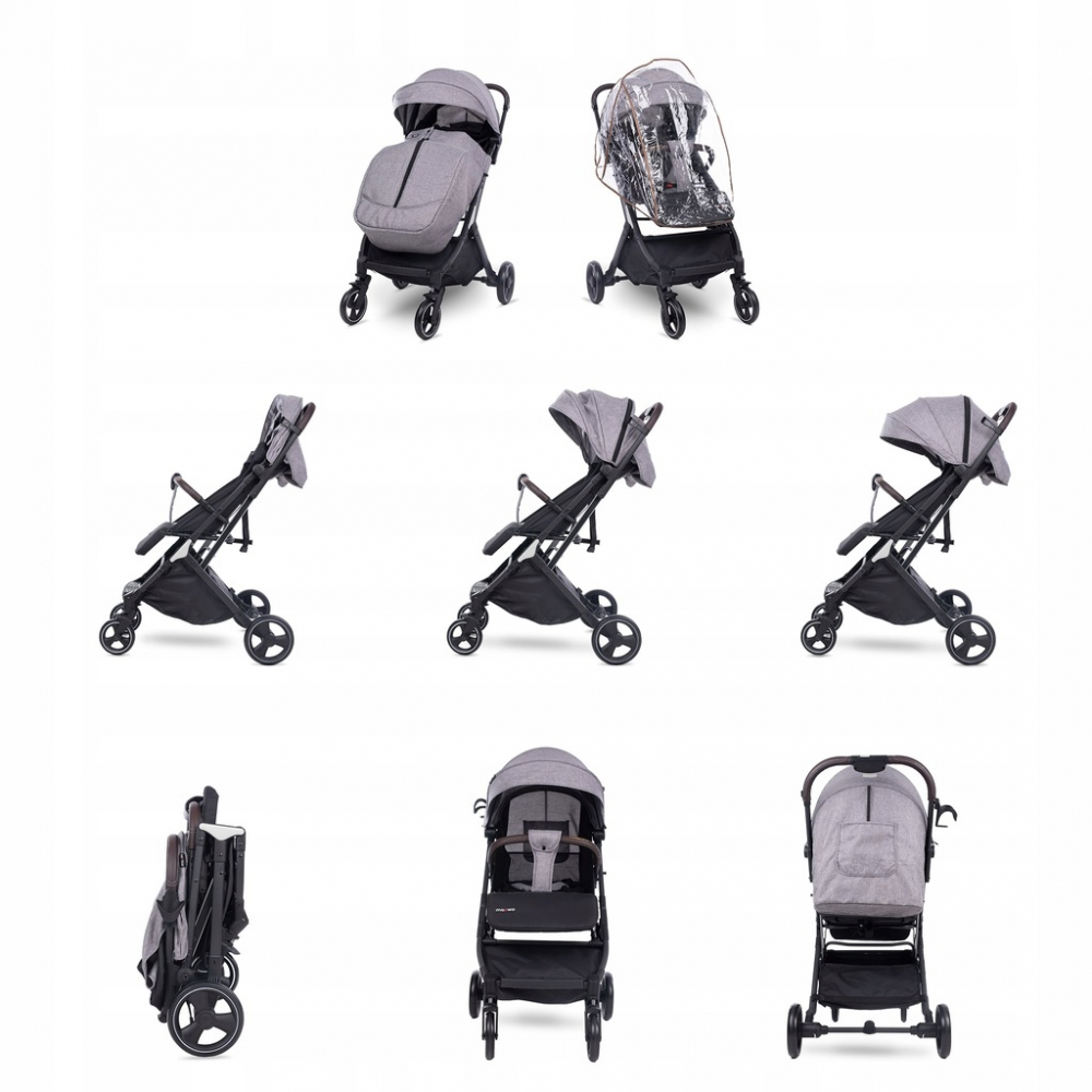 Carucior Maawo Puer Light - Compact și Ușor - imagine 6