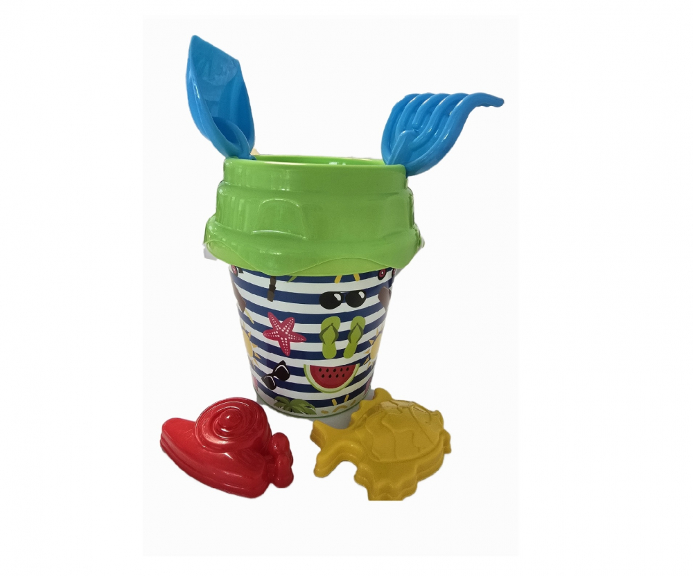 Set Jucării Nisip BurakToys, 6 Piese Multicolor - imagine 3