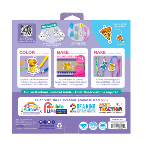 Ooly Shrink-Its! - Set DIY Bratari Creative - imagine 3