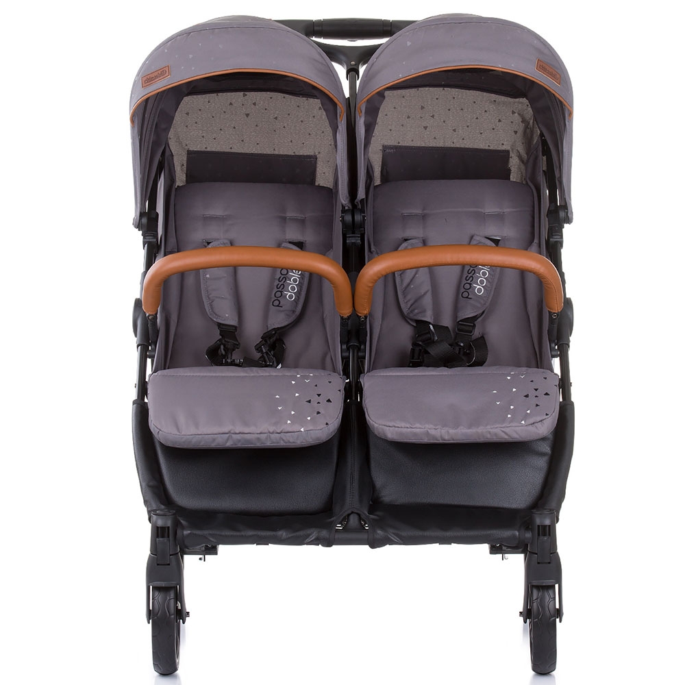 Carucior Gemeni Chipolino Passo Doble Platinum - imagine 2