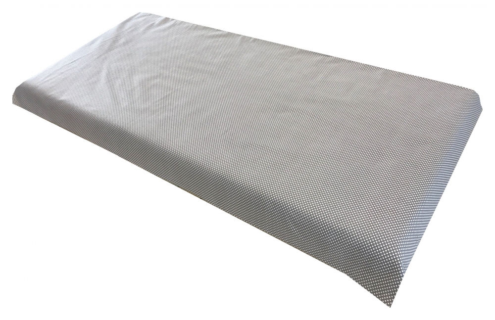 Cearsaf elastic Deseda 120x60 cm, Buline gri - imagine 2