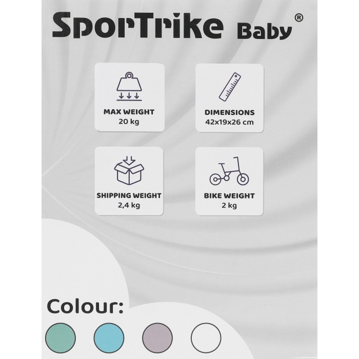 SporTrike Verde Ride-On 4 Roti 1 An+