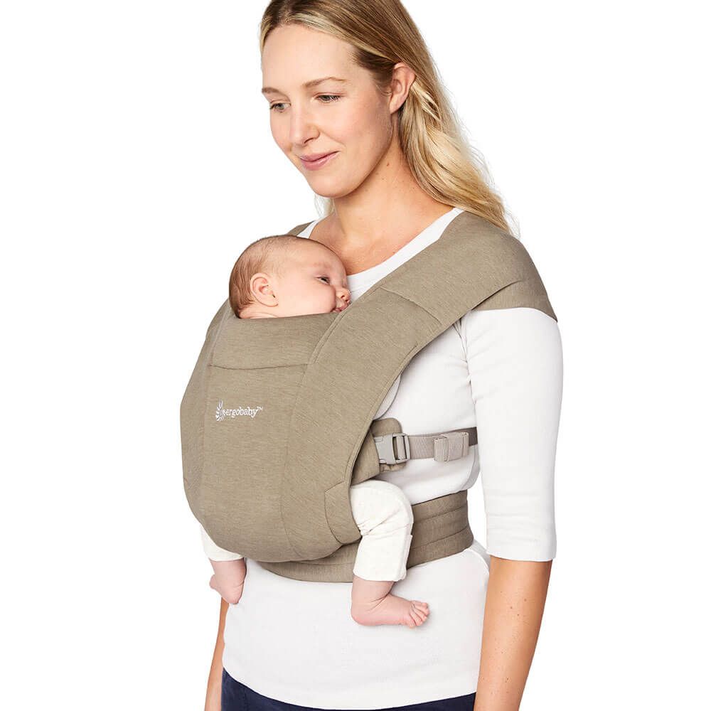 Marsupiu Ergobaby Embrace Olive, Confort Moale - imagine 4