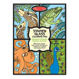 Set Colorat Vitralii Animale Melissa & Doug