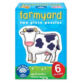 Set 6 Puzzle Ferma Orchard Toys, 2 Piese