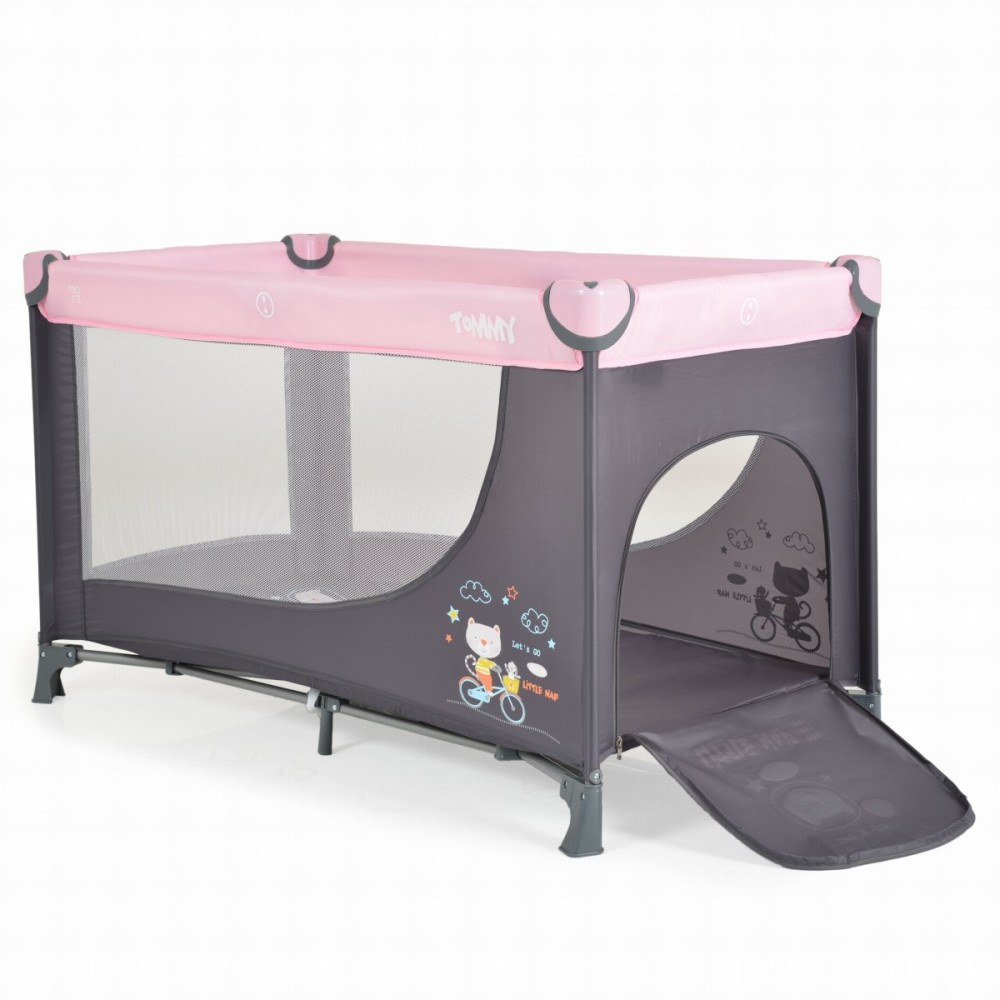 Patut Pliabil Moni Tommy Pink, 2 Nivele - imagine 3