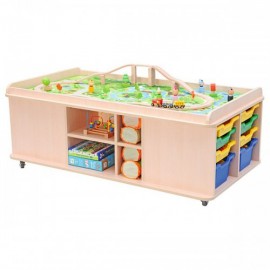 Dulap Banchetă pe Roti Moje Bambino | Depozitare Practică - imagine 2