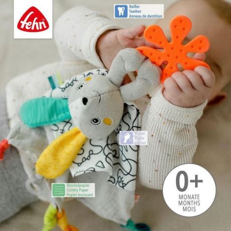 Doudou Iepuraș Moale | Jucarie Bebelusi 40cm - imagine 3