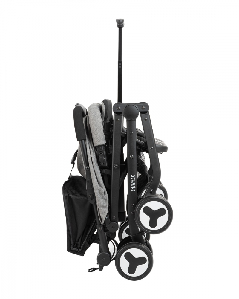 Carucior Sport KikkaBoo Catwalk Gri | Pliere Compacta - imagine 7