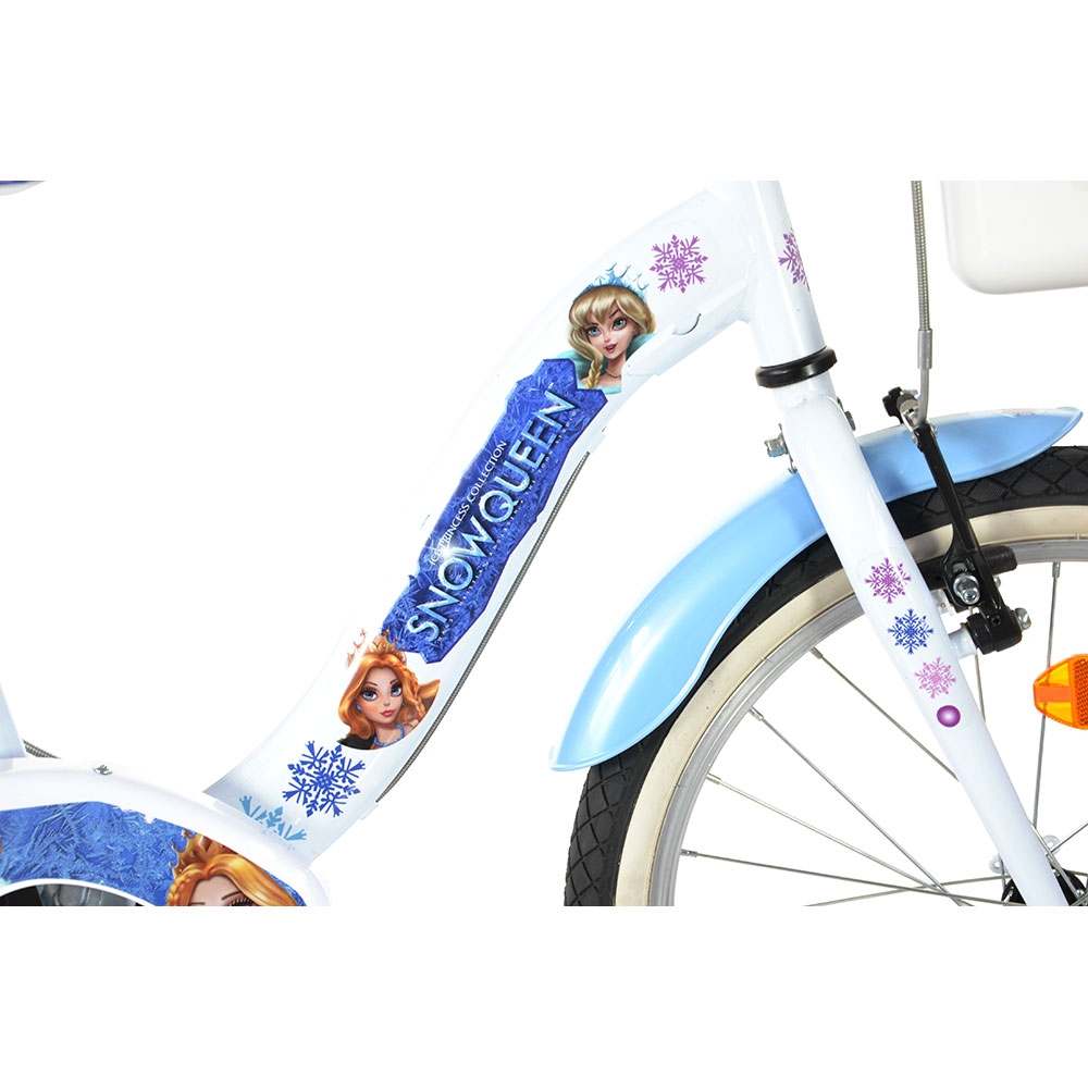 Bicicleta Dino Bikes Snow Queen 20" | Frâne & Coș - imagine 3