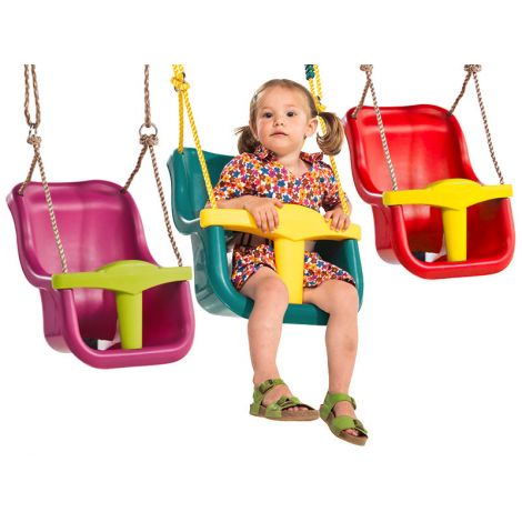 Leagan KBT Luxe PP Rosu-Galben Siguranta 1-3 Ani - imagine 8