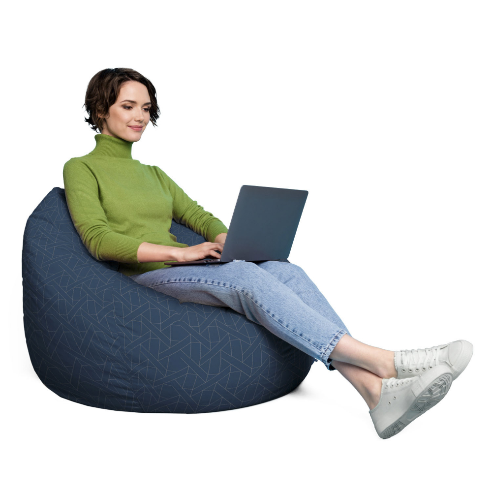 Husă Puf Bean Bag Para XL Albastru Updeco - imagine 4