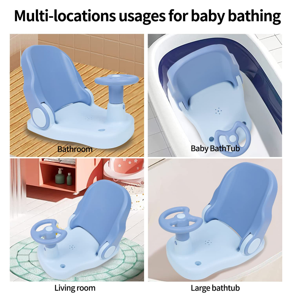 Little Mom Scaun Baie Driver cu Volan - Siguranță - imagine 4