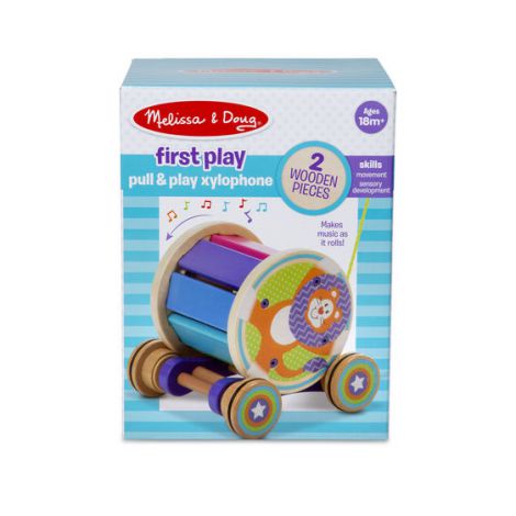 Xilofon Rotativ Melissa & Doug de Tras - imagine 5