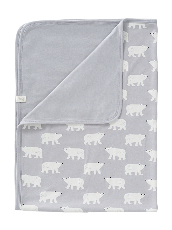 Paturica Bumbac Organic Fresk Ursuleț Polar
