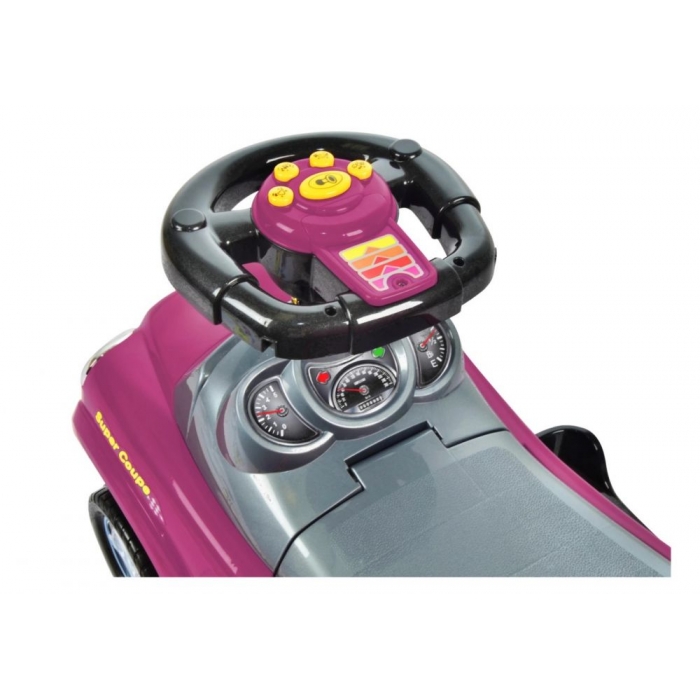 Ecotoys Mini Cooper Roz, Masinuta de Impins 1-3 Ani