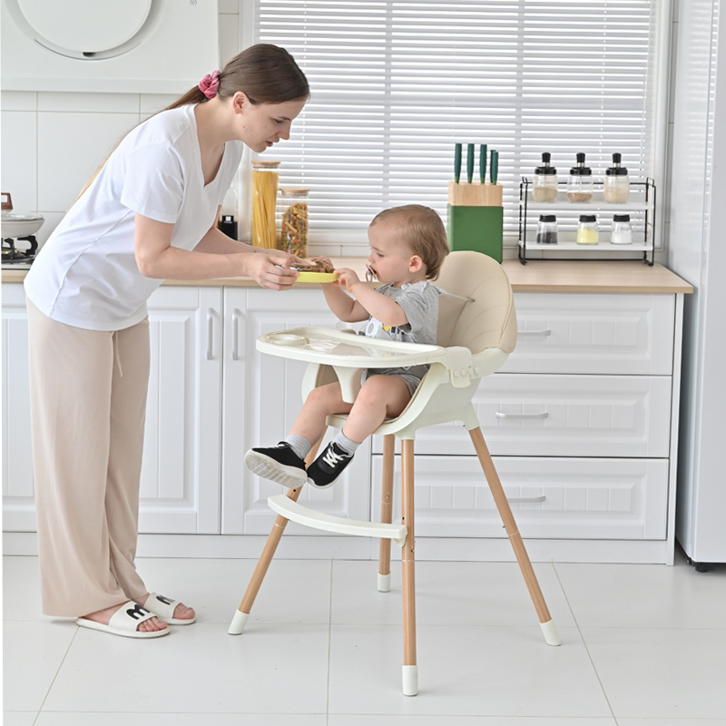 Scaun Little Mom Nordic White 2în1 - imagine 8
