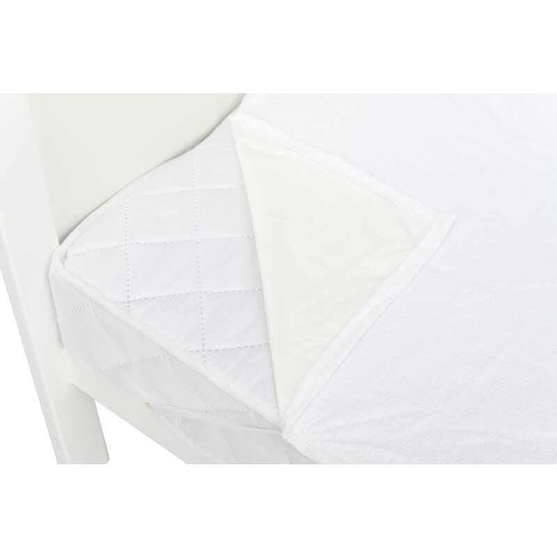 Protecție impermeabilă patut 120x60 cm Qmini Alb - imagine 3