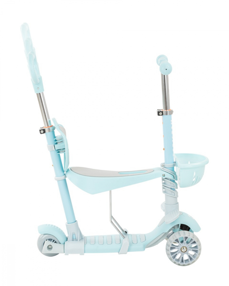 Trotineta KikkaBoo BonBon 4in1 Candy Blue - imagine 8