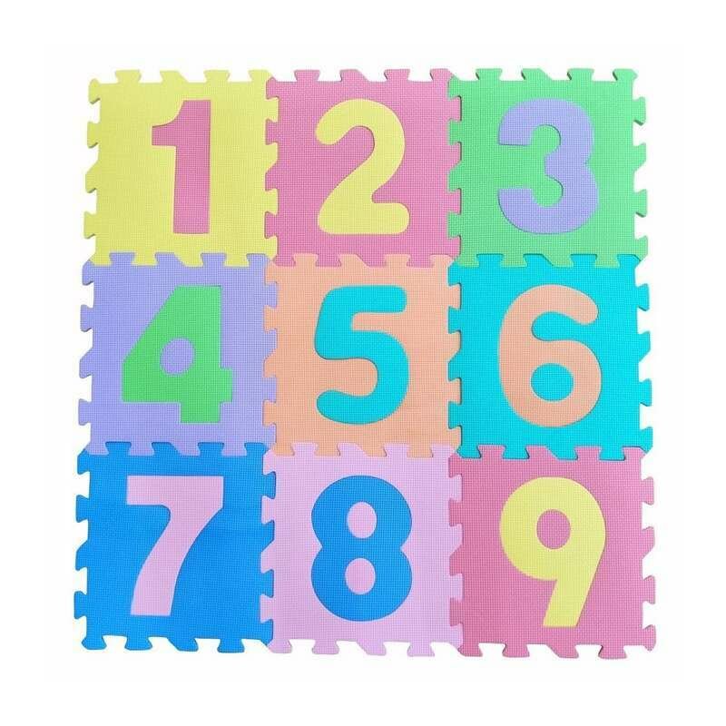 Covor Puzzle Free2Play 90x90 cm, Multicolor