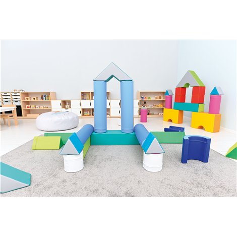 Moje Bambino Set 33 Blocuri Spuma cu Huse Detasabile - imagine 2