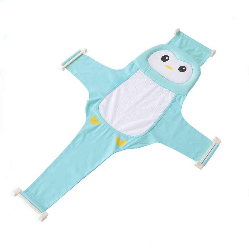 Hamac cadita Little Mom Blue Penguin, 0-12 luni - imagine 7
