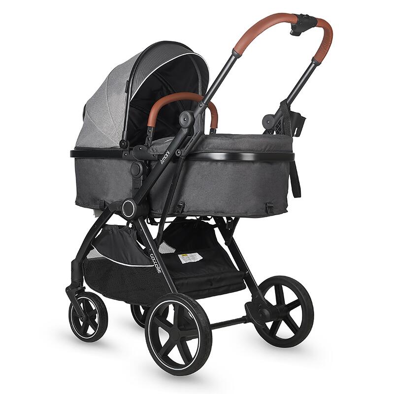Cărucior 3in1 Coccolle Amani Aluminiu Anthracite - imagine 8