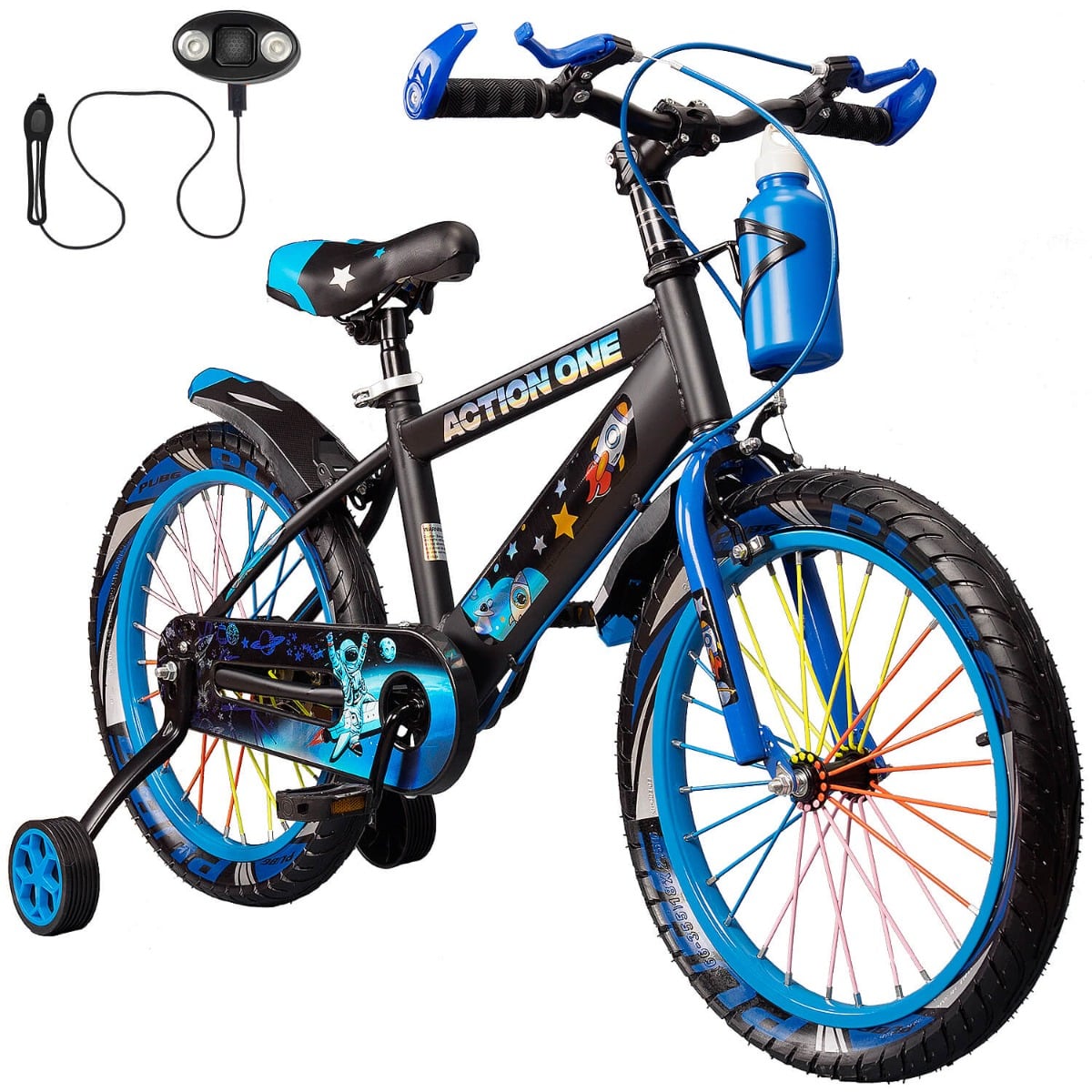 Bicicleta Action One 20" cu accesorii incluse