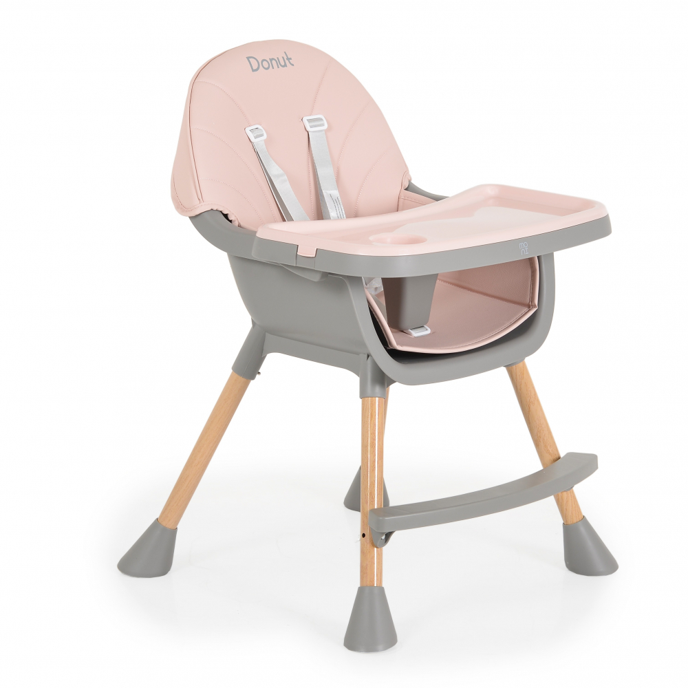 Scaun de masa 2in1 Moni Donut Pink, Reglabil - imagine 3