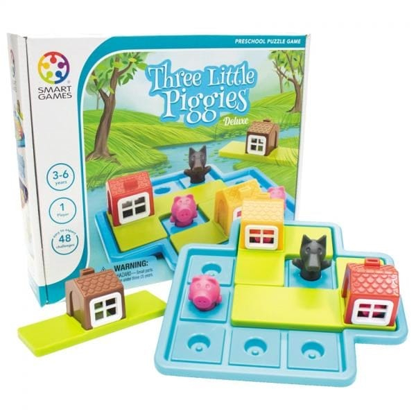 Smart Games Three Little Piggies Deluxe Joc Logică 3+