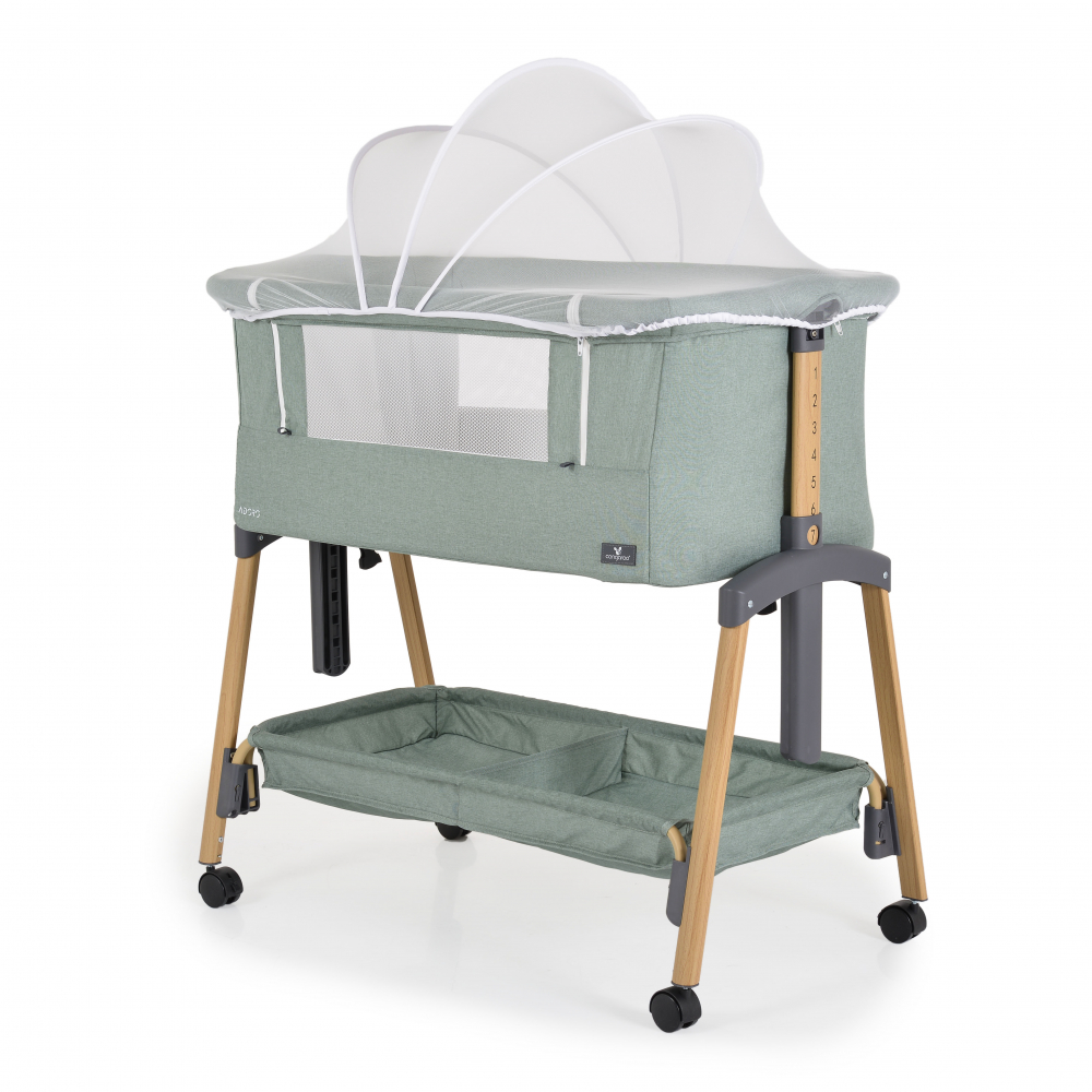 Patut Co-Sleeper Cangaroo Adoro Green 7 niveluri - imagine 10