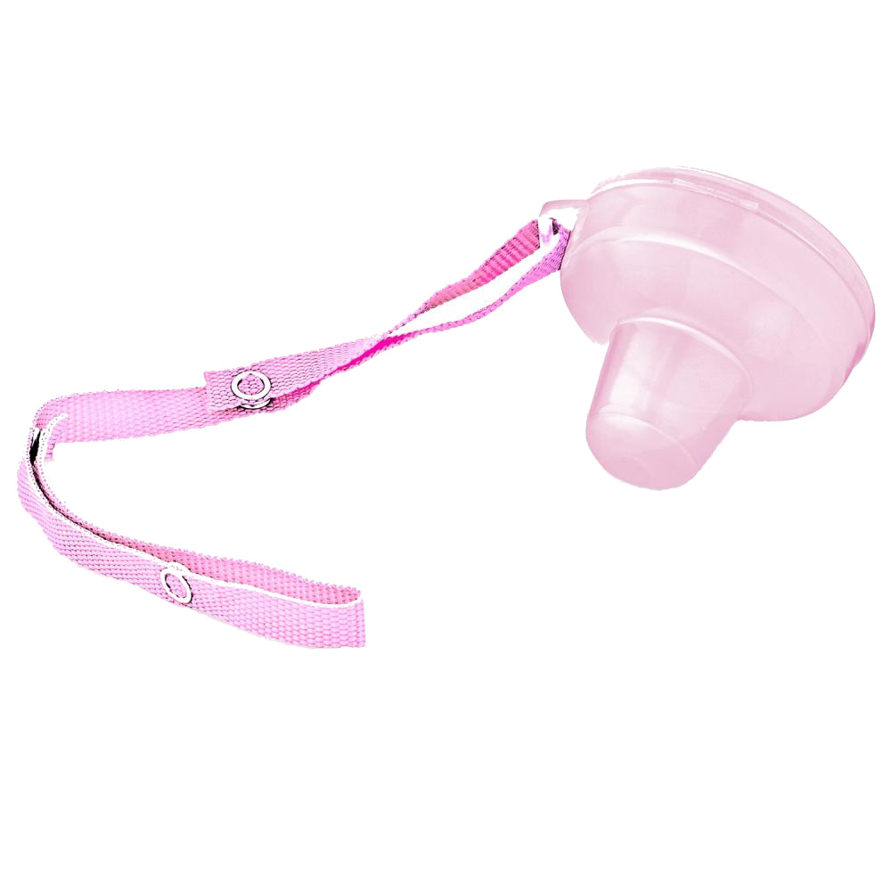 Cutiță Suzetă cu Lanțișor BabyJem Pink