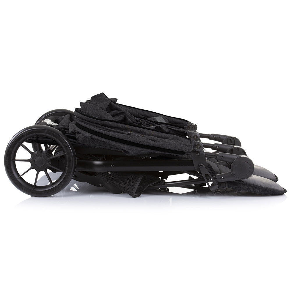 Carucior gemeni Chipolino Top Stars Ebony, 0-15kg - imagine 6