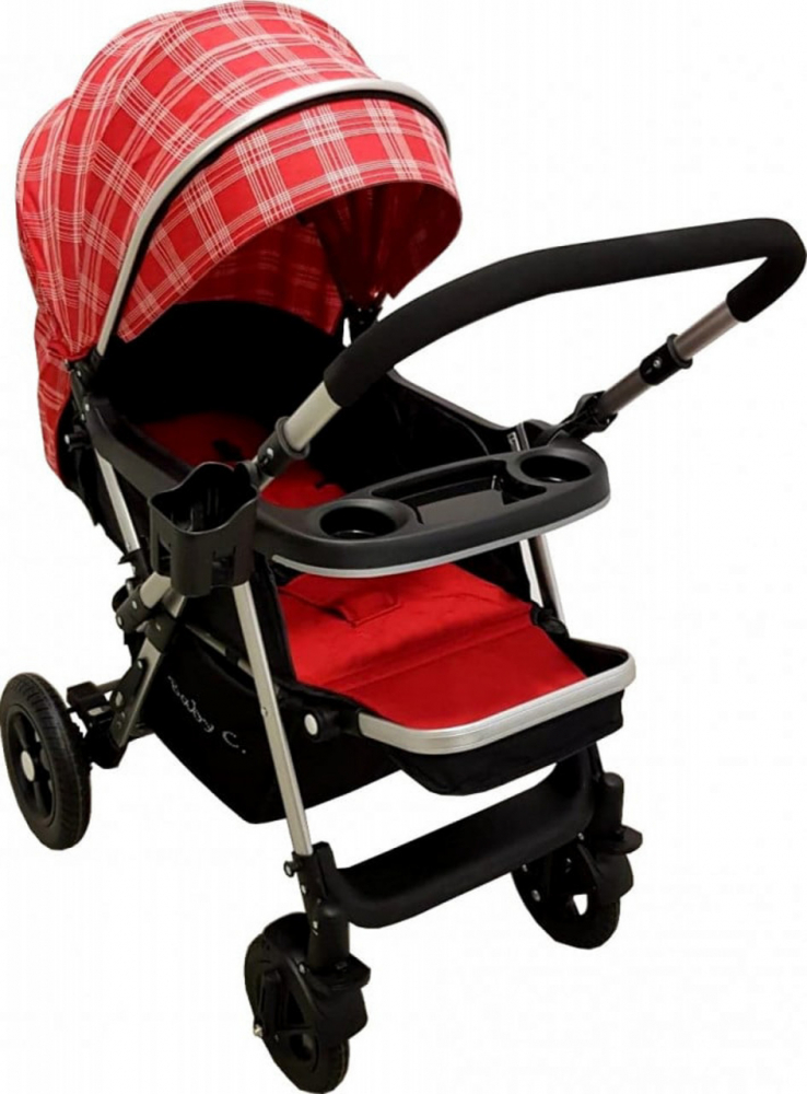 Carucior Baby Care PRO 511 Reversibil, Cadru Aluminiu