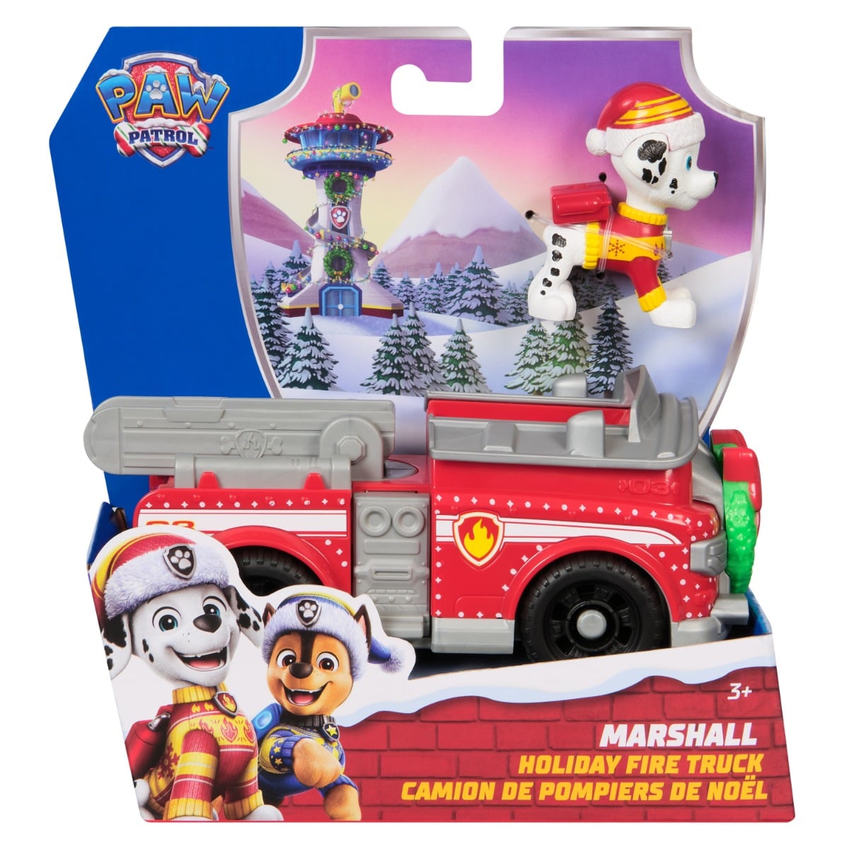 Paw Patrol Marshall Camion Pompieri Sărbători