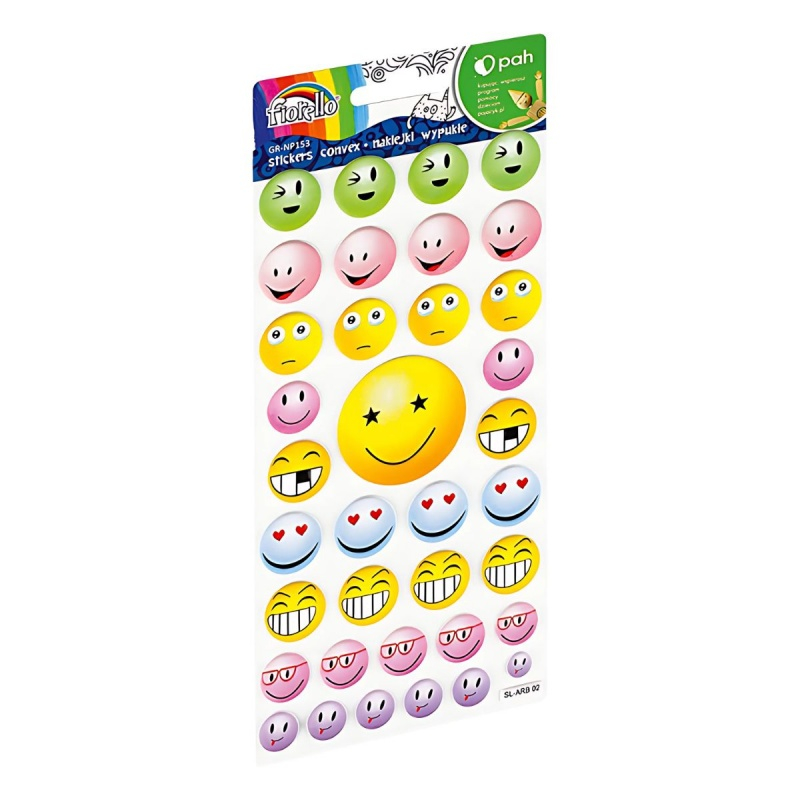 Stickere Emoticoane Craft with Fun - 36 Buc