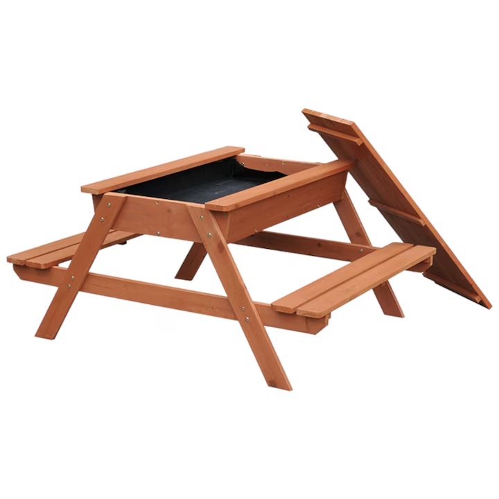 Masa de gradina Ginger Home cu nisip si bancute - imagine 7