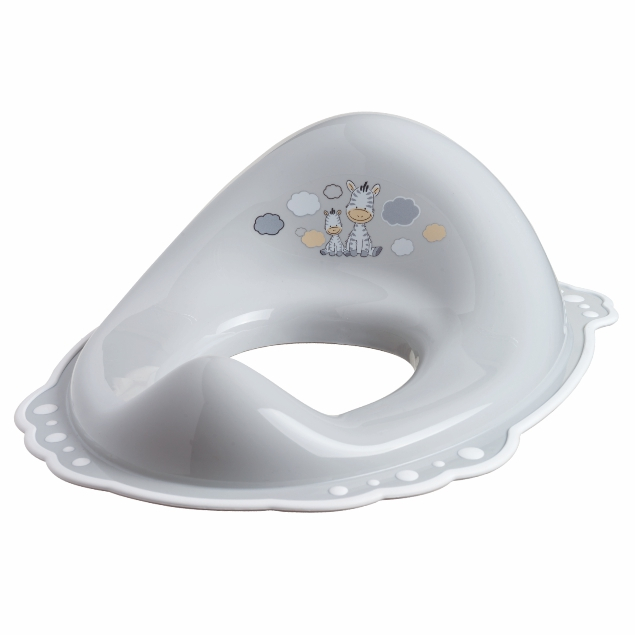 Reductor Toaletă Zebra Gri Maltex Baby Antiderapant - imagine 2