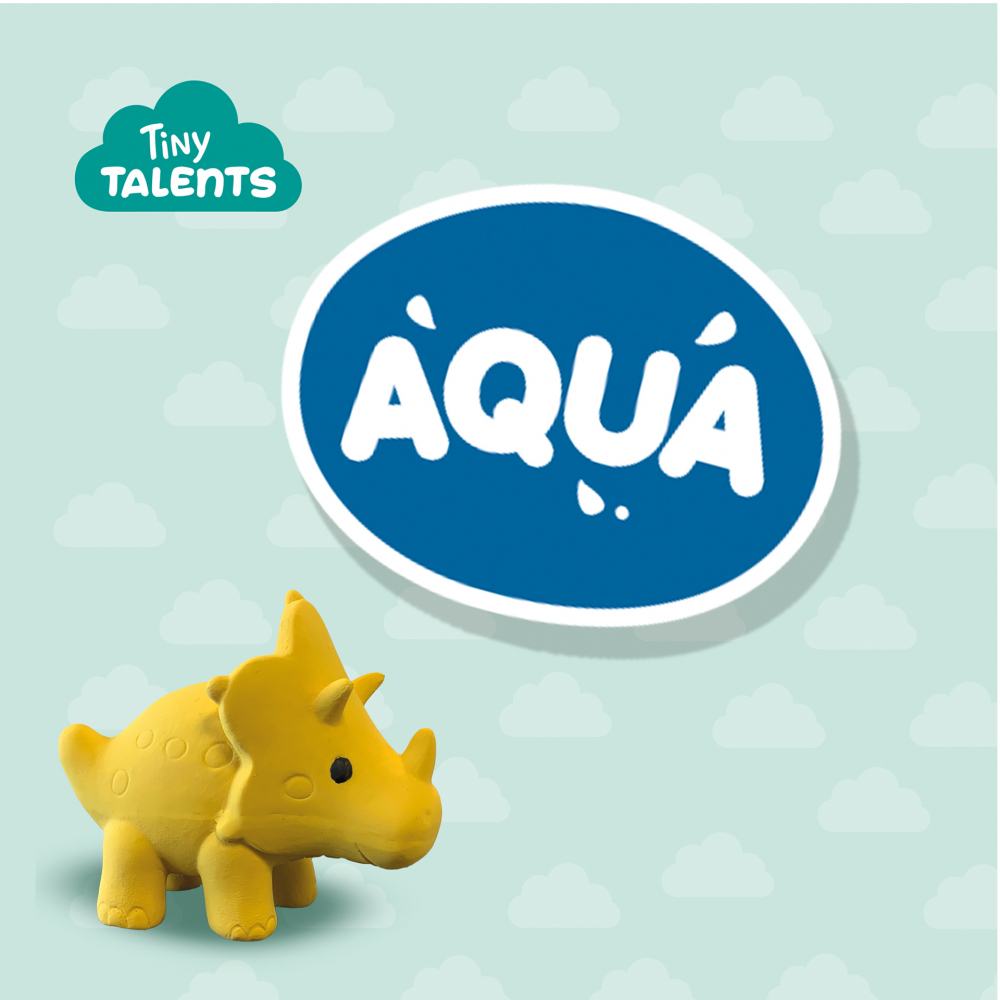 Triceratops Baie Ses Creative, 100% Cauciuc Natural - imagine 2