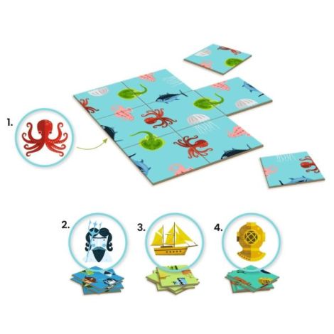 Joc Logică Impossiblo Ocean Djeco | Puzzle Provocare - imagine 2