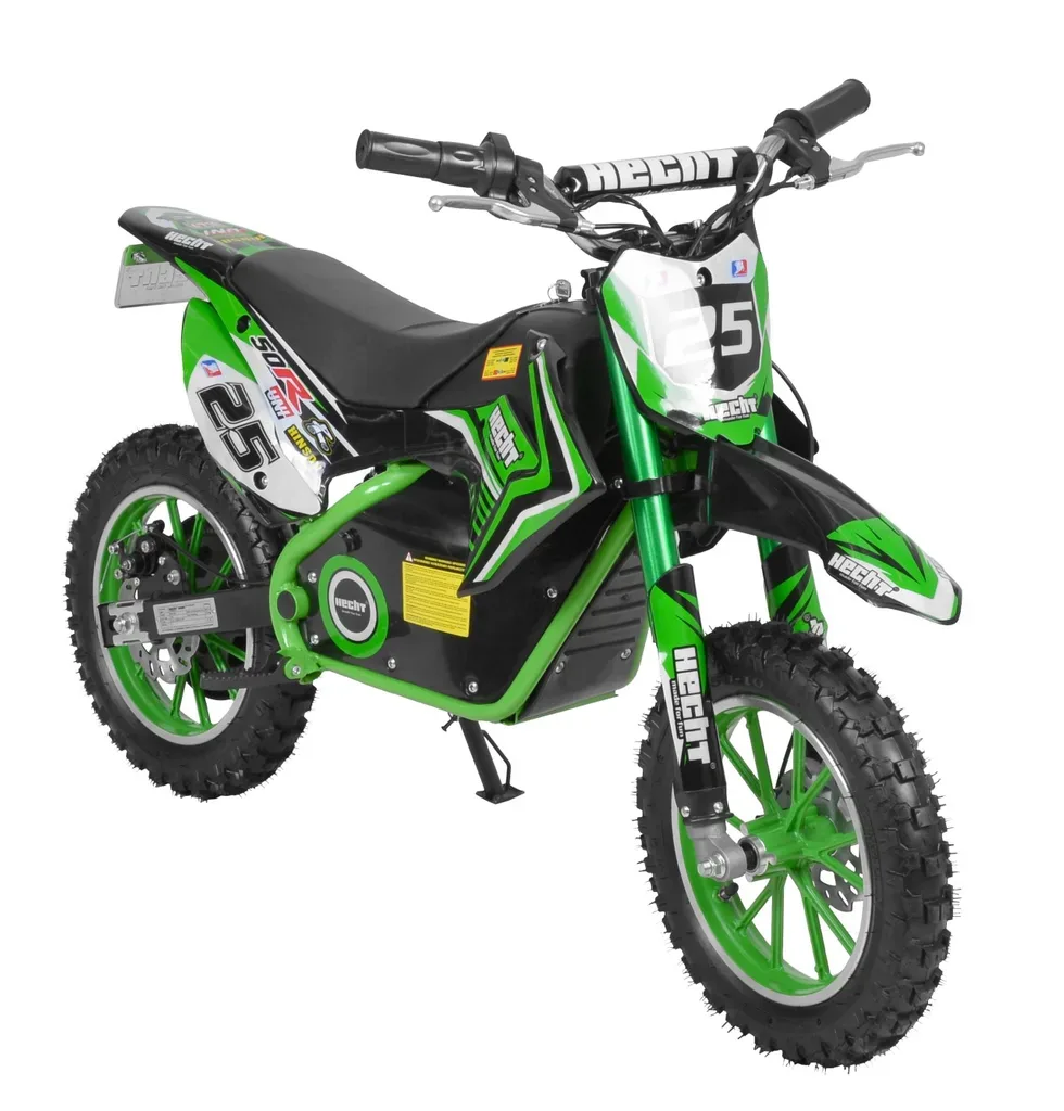 Motocicleta electrica pentru copii Kinder Eco Ghepard 500W 36V, culoare verde
