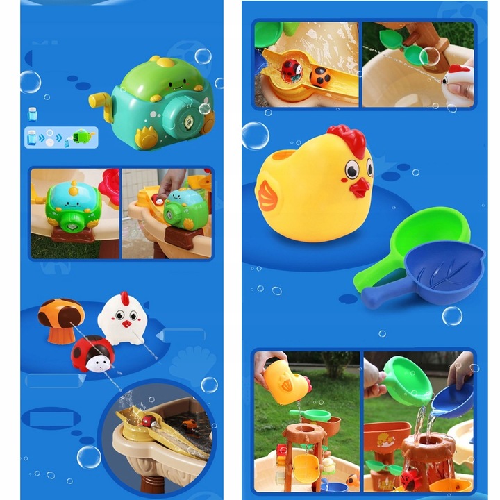 Masuta joaca 2in1 apa nisip Matadi Watter Bubble - imagine 4