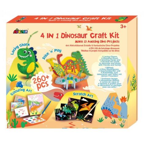 Avenir Set Creativ 4 in 1 Dinozauri
