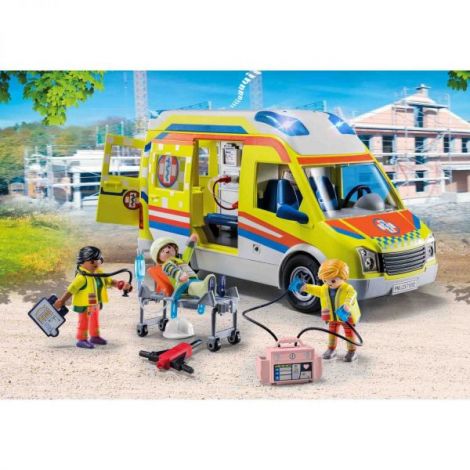 Playmobil Ambulanta Cu Lumini Si Sunete