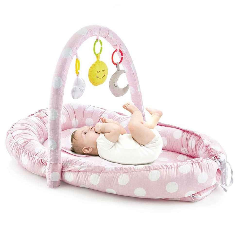 Salteluta BabyNest Babyjem pentru Co-Sleeping Roz