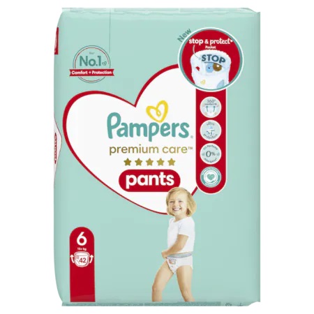 Scutece Pampers Premium Care Pants 6, 42 buc - imagine 3