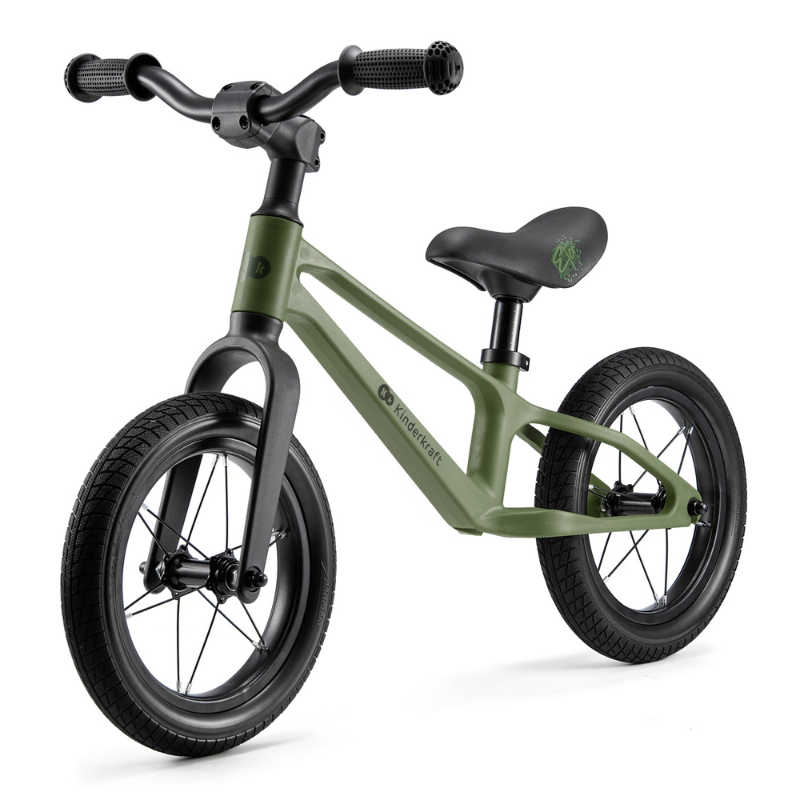 Bicicleta Kinderkraft Eter Green - Echilibru perfect